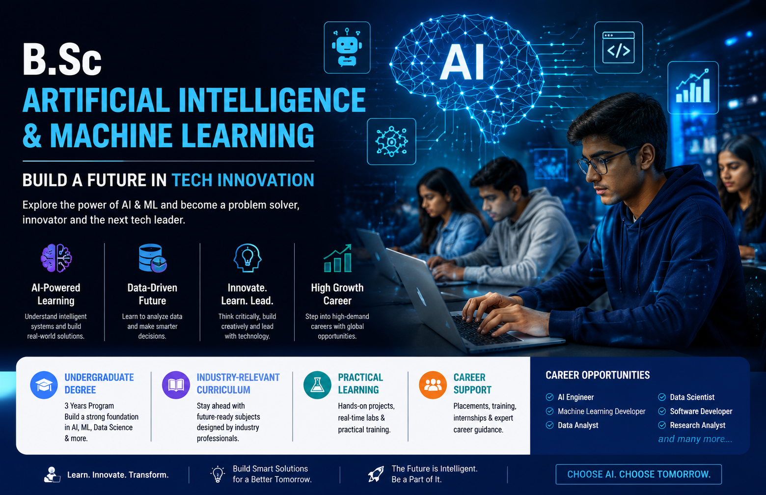 B.Sc AI & Machine Learning Course