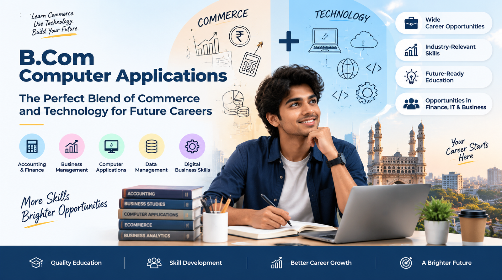 B.Com Computer Applications College in Hyderabad